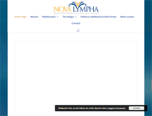 Tablet Screenshot of novalympha.com